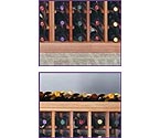 Designer Series Straight Wine Rack Molding - Redwood Unstained