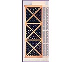 Designer Series Solid Diamond Cube Wine Rack w/ Face Trim