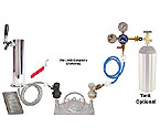 Deluxe Homebrew Draft Tower Kegerator Conversion Kit