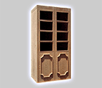 Photo of Vinotemp Empire 700 Wine Cellar - Two Beveled Glass Doors - 440 Bottle Count