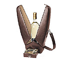 Picnic Time Encore Insulated Deluxe Wine Tote - Mahogany & Tan