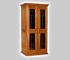 Photo of Le Cache European Country Euro 2400 286-Bottle Wine Cellar - Provincial Finish
