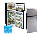 Summit FF1150SSIM 10.4 cf Stainless Steel Refrigerator-Freezer w/Ice Maker