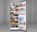 Summit FF1325SS 10.4 Cu. Ft. Frost-Free Apartment Refrigerator - Platinum/SS Finish