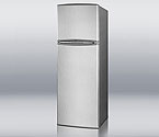 Summit FF1325SSIM 10.4 cf Frost-Free Refrigerator-Freezer w/ Ice Maker - Platinum/SS