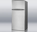 Summit FF1625SSIM 15.8 cf Frost-Free Full-Size Refrigerator-Freezer w/ Ice Maker