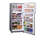 Summit FF1625SS Frost-Free Refrigerator-Freezer - Stainless Steel Doors