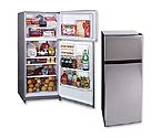 Summit FF985SS 8.8 cf Stainless Steel Frost-Free Refrigerator-Freezer