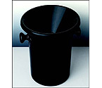 Wine Tasting Black Receptacle (Spittoon) with Lid