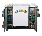 Summit CARTOSCF400 SS Outdoor Serving Cart w/ 5.0 cf Chest Freezer