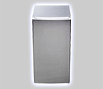 Summit FF41SS 3.6 cf Refrigerator-Freezer with Stainless Steel Door - White