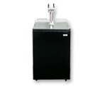 Summit SBC490BI-2 Dual Faucet Built-in Kegerator in Black