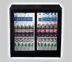 Photo of Summit SCR700 6.5 cf Undercounter Beverage Cooler w/Sliding Glass Doors