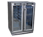 Summit SPR6OS2Z 4.8 cf Outdoor Dual Zone Wine & Beverage Center