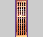 Grotto 4-Column Individual 68 Bottle Wine Rack w/ Display Row