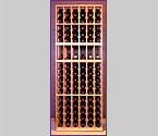 Grotto 6-Column Individual 102 Bottle Wine Rack w/ Display Row