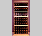 Grotto 7-Column Individual 119 Bottle Wine Rack w/ Display Row