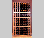 Grotto 8-Column Individual 136 Bottle Wine Rack w/ Display Row