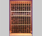 Grotto 10-Column Individual 170 Bottle Wine Rack w/ Display Row