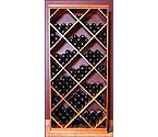 Grotto Diamond Bin Wine Rack with Face Trim