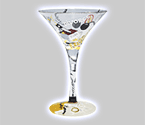 Divorce-tini Martini Glass by Lolita Love My Martini Collection