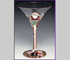 Lolita Love My Martini Glass - Santa Line Up Martini Glass