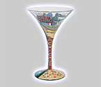Chicago-tini Martini Glass by Lolita Love My Martini Collection