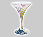 Miami-tini Martini Glass by Lolita Love My Martini Collection