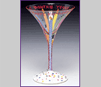 Happy Birthday Martini Glass by Lolita Love My Martini