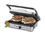 Cuisinart GR-3 Griddler Jr, Brushed Stainless Steel