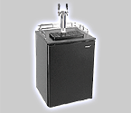 Haier Kegerator HBF05EABB-2 Dual Faucet Keg Beer Cooler Tap