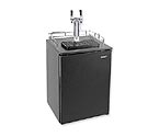 Haier Kegerator HBF05EABB-2 Dual Faucet Keg Beer Cooler Tap