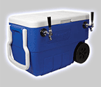 Photo of Double Faucet Jockey Box - 50 Qt. Cold Plate Cooler