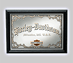 Harley-Davidson Nostalgic Scroll Mirror