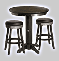 Harley-Davidson Bar & Shield Flames Pub Table & Bar Stool Set
