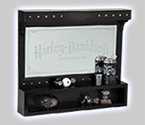 Photo of Harley-Davidson Display Mirror with Black Finish