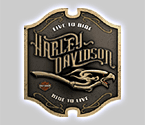 Harley-Davidson Eagle Pipes Pub Sign