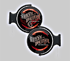 Photo of Harley-Davidson Winged Wheel Rotating Pub Light