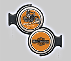 Harley-Davidson World's Finest 2-Sided Rotating Pub Light