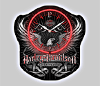 Photo of Harley-Davidson Greystone Eagle Tin Sign Neon Clock