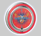 Harley-Davidson Extreme Pinstripe Neon Clock