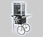 Photo of Harley-Davidson Metallic Flames Popcorn Machine with Cart