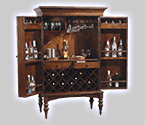 Howard Miller 695-014 Cherry Hill Hide-A-Bar Wine & Spirits Cabinet