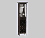 Howard Miller 695-004 Potters Creek Wine Cabinet