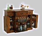 Howard Miller 695-084 Shiraz Hide-A-Bar Wine Console