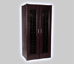 Photo of Le Cache 2400 Series 286 Bottle Wine Cellar - Chocolate Cherry Finish
