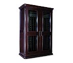 Le Cache European Country Euro 3800 458-Bottle Wine Cellar - Chocolate Finish