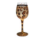 Leopard Wine Glass by Lolita Love My Wine Collection