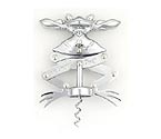 Cork Pops Chrome Leap Frog Wine Opener