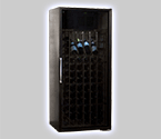 Photo of Le Cache Loft 1400 172-Bottle Wine Cabinet - Black Matte Door